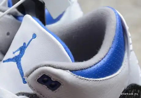 CT8532-145 RETRO CT8532-145 WHITE BLUE AIR 3 JORDAN 0602